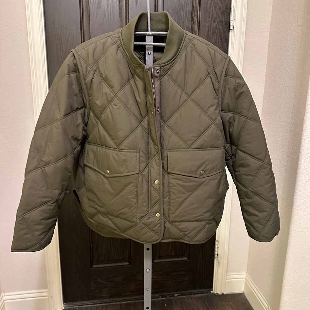 Banana Republic Oversized Quilted Jacket